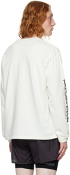 Satisfy SSENSE Exclusive White DermaPeace Long Sleeve T-Shirt