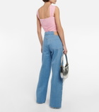 Magda Butrym - Embroidered wide-leg jeans