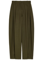 Jacquemus Le Pantalon D'homme Pleated Wool Trousers Khaki