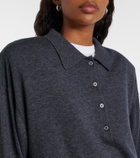 The Frankie Shop Croydon wool-blend polo sweater