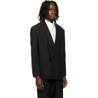 Fear of God Black Double-Breasted Shawl Collar Blazer