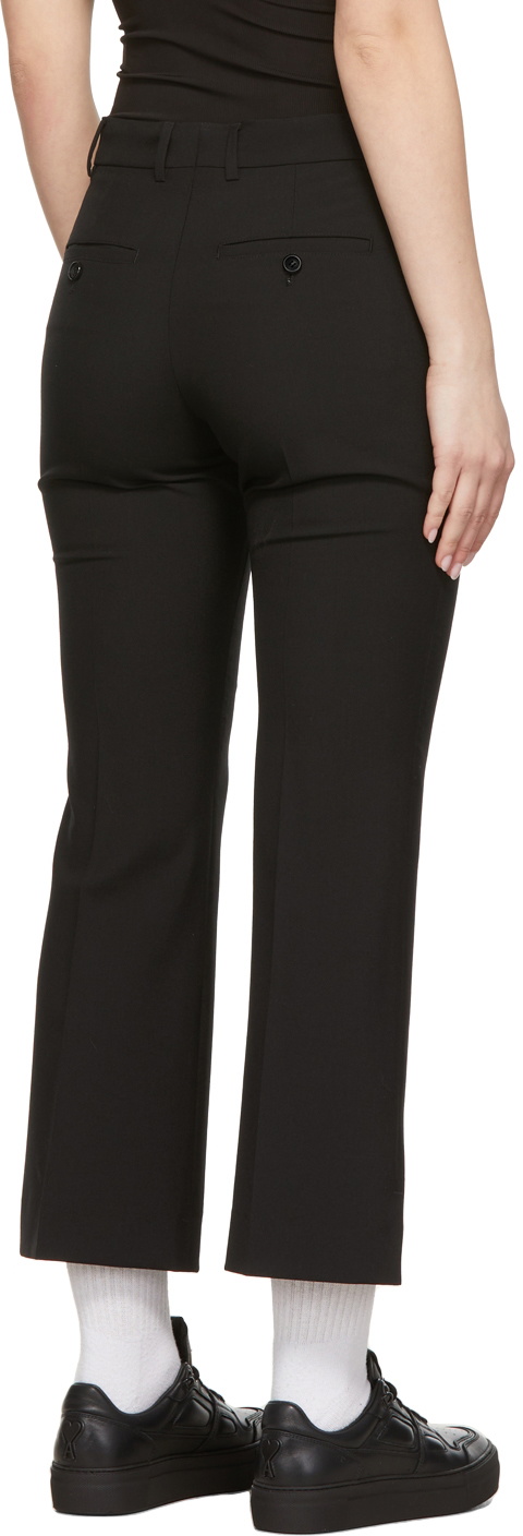 AMI Alexandre Mattiussi Black Flared Short Trousers