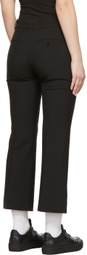 AMI Alexandre Mattiussi Black Flared Short Trousers