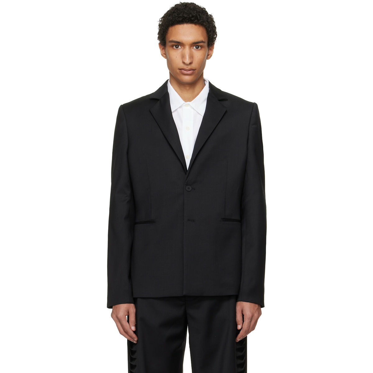 HELIOT EMIL Black Vibraxis Blazer