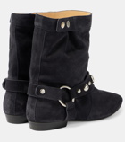 Isabel Marant Stanya studded suede ankle boots