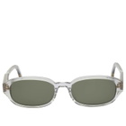 Oscar Deen Pellerin Sunglasses in Crystal/Moss 
