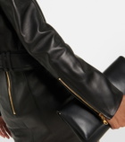Balmain Leather biker jacket