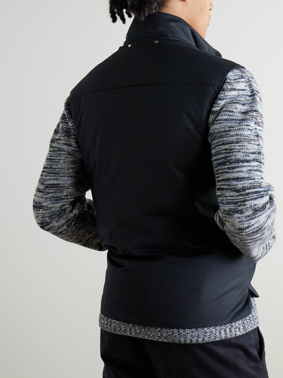 Paul Smith - Tech-Shell Down Gilet - Blue