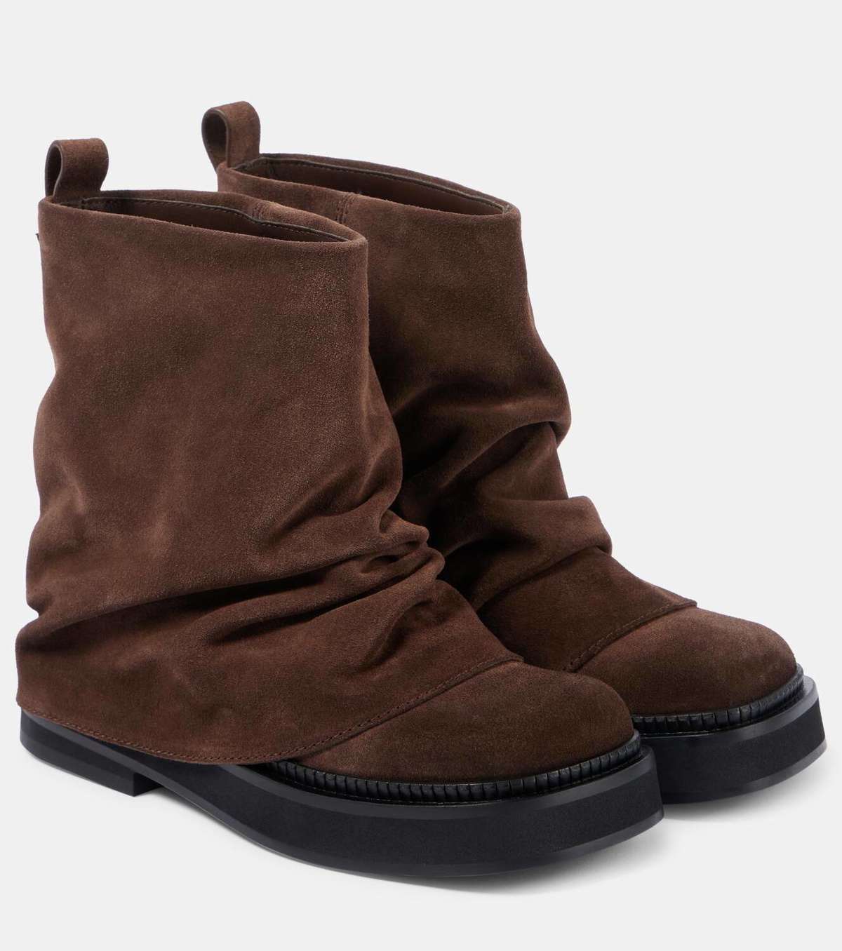 ショートブーツ・ブーティ THE ATTICO 'Mini Robin Combat' ankle boots Mini Robin'' black combat boot for Women | THE ATTICO®