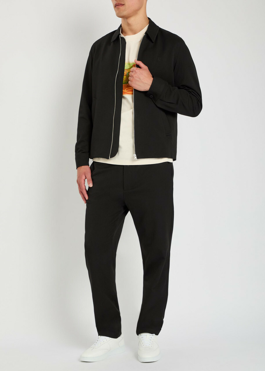 Les Deux Como Tapered-leg Trousers Black