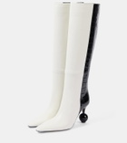 Jacquemus Les Bottes Bisou leather knee-high boots
