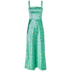 Rotate Women's Midi Slip Dress in Clematis Blue Combi