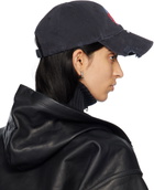 Balenciaga Black 'Planet Earth' Cap