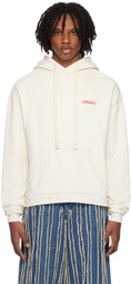 Charles Jeffrey LOVERBOY Off-White Printed Hoodie