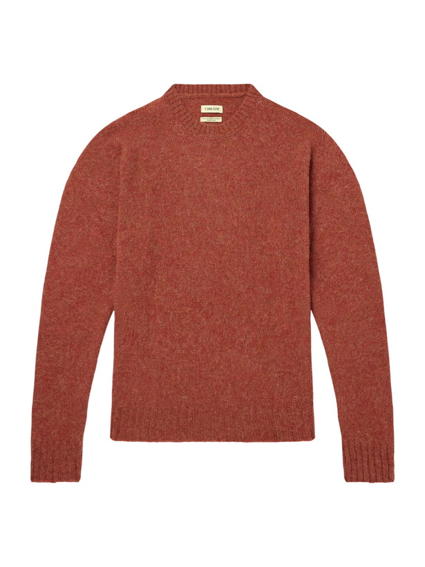 Photo: De Bonne Facture - Brushed Merino Wool Sweater - Red