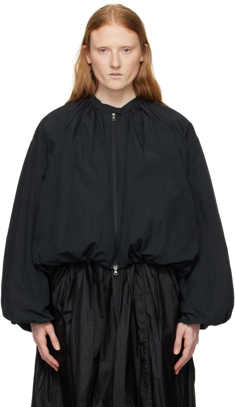 Photo: AMOMENTO Black Shirred Jacket