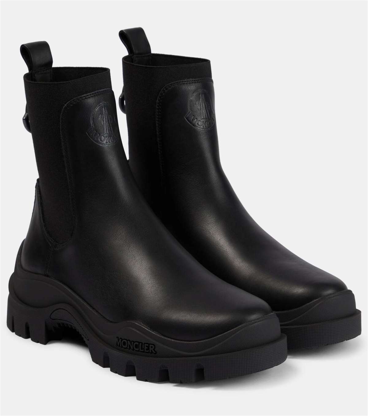 Moncler Larue Chelsea leather ankle boots Moncler