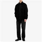 Maison Margiela Men's Fleece Overshirt in Black