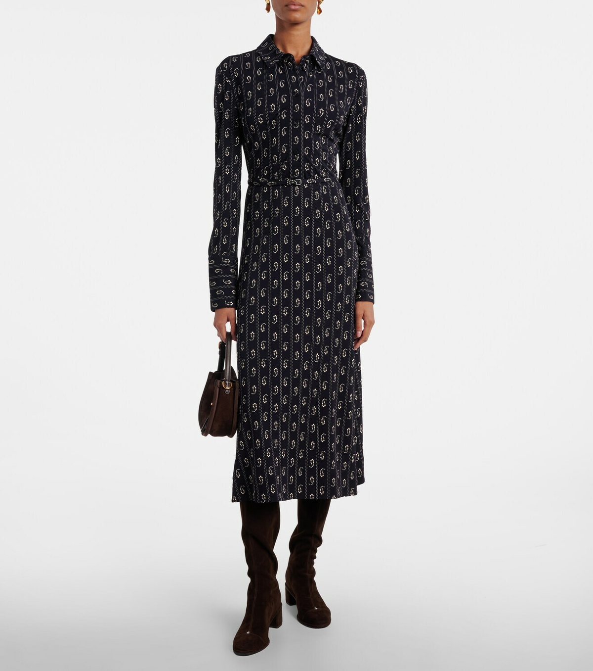 Tory Burch Cap-toe 55 suede knee-high boots