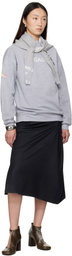 Bless Gray Scarfersweater Sweatshirt