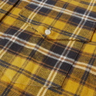 Gitman Vintage Men's 2 Pocket Twill Check Overshirt - End. Exclusive in Yellow