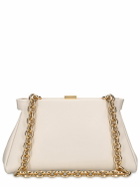 DEMELLIER Cannes Chunky Chain Leather Clutch
