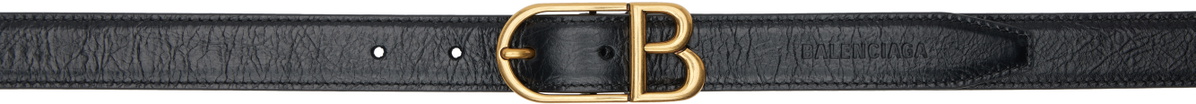 Balenciaga Black Classic 'B' Belt