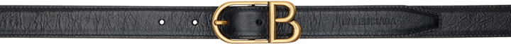 Photo: Balenciaga Black Classic 'B' Belt
