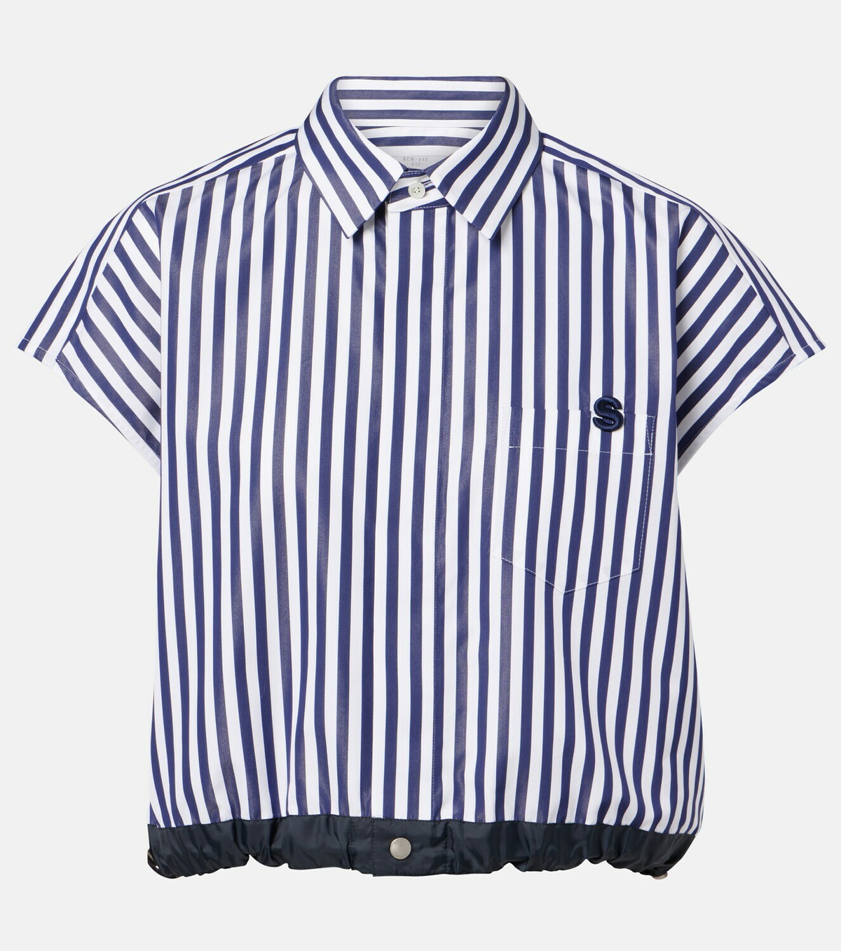 Sacai Striped poplin shirt