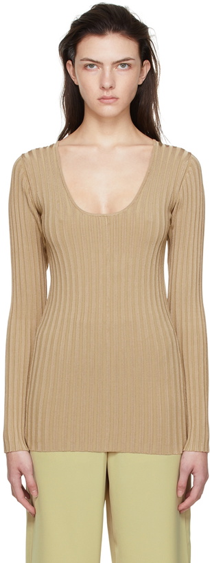 Photo: by Malene Birger Beige Seren Sweater