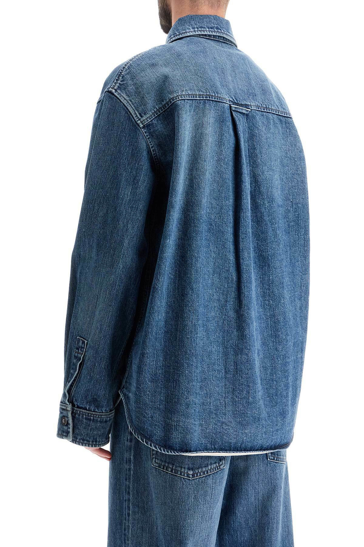 JIL SANDER JS-DENIM SHIRT 13 デニムジャケット JIL SANDER japanese denim overshirt for men Blue Jil Sander