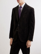 De Petrillo - Forcella Cotton-Blend Corduroy Suit Jacket - Brown