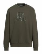 Diesel Mens Sweatshirt Military in Green