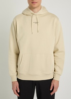 DRÔLE DE Monsieur Nfpm Printed Hooded Cotton Sweatshirt Beige