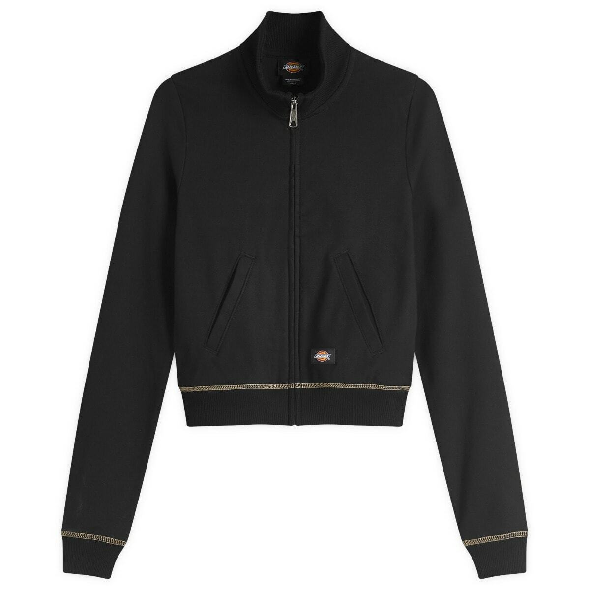 Dickies Women's Funnel Neck Cardigan in Black