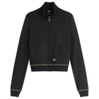 Dickies Women's Funnel Neck Cardigan in Black