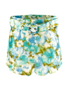 Zimmermann Multicolor Printed Shorts