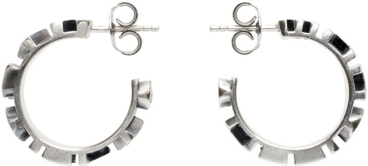 Photo: MM6 Maison Margiela Silver Brunito Earrings