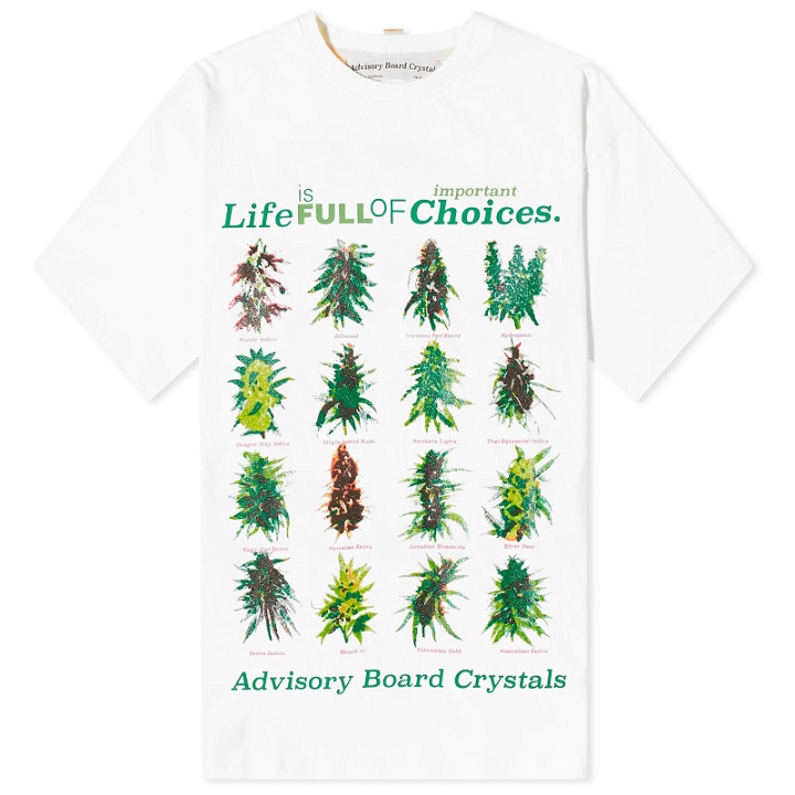 Photo: Advisory Board Crystals Men's Choices T-Shirt in White