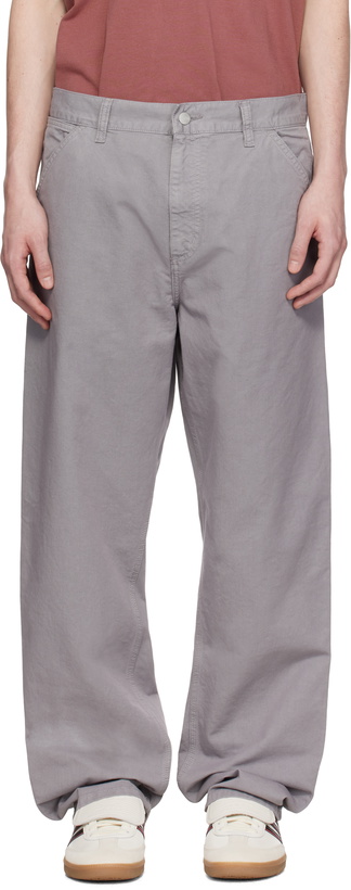 Photo: Carhartt Work In Progress Gray Single Knee Trousers