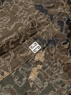 Givenchy - Distressed Camouflage-Print Cotton Blouson Jacket - Brown