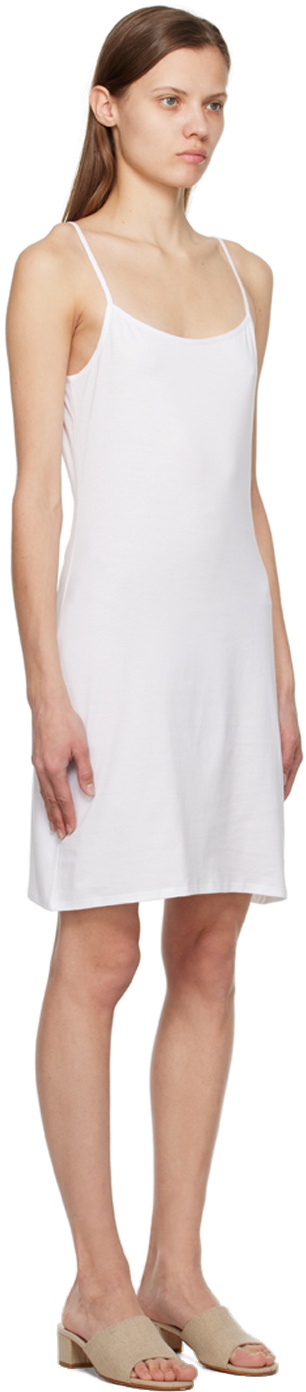 Sunspel White Slip Minidress