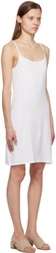 Sunspel White Slip Minidress