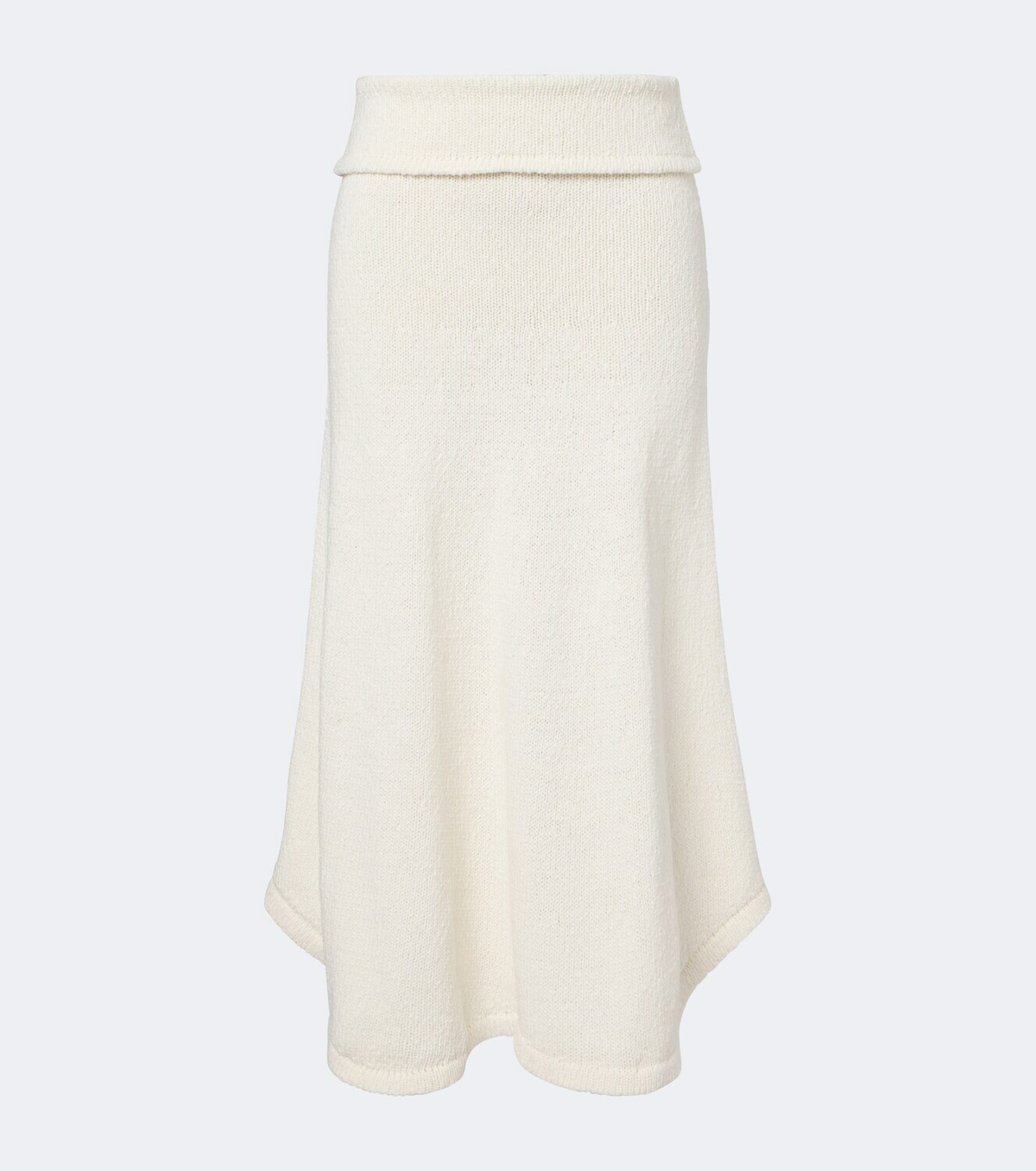 Aya Muse Kena knitted cotton midi skirt