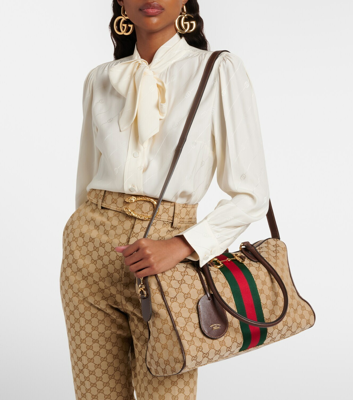 Gucci Gucci Borsetto GG Canvas Large duffel bag