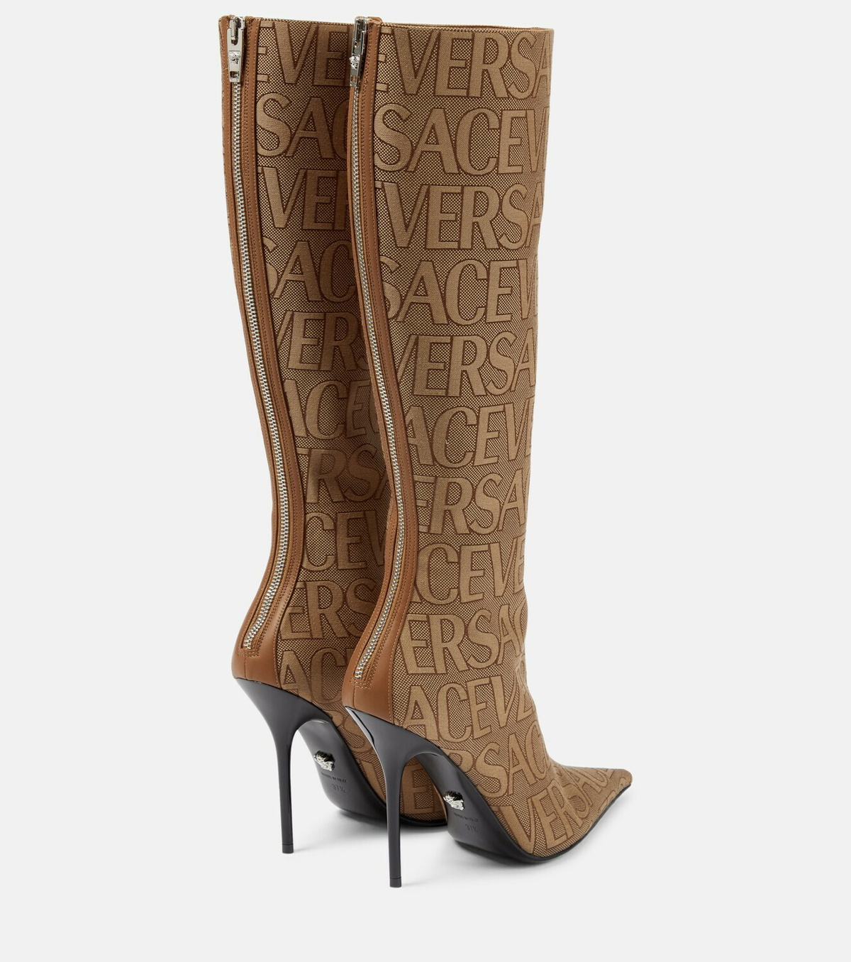 Versace Versace Allover knee-high boots Versace