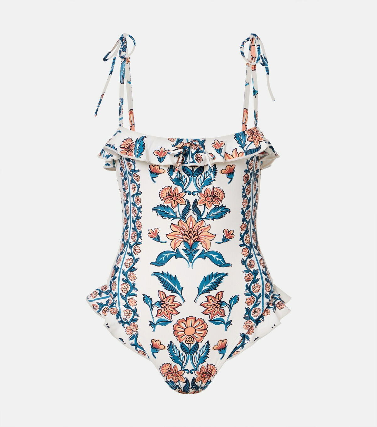Montce Jacelyn floral ruffled swimsuit