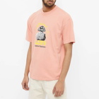 Lo-Fi Men's Outdoor Exploration T-Shirt in Coral