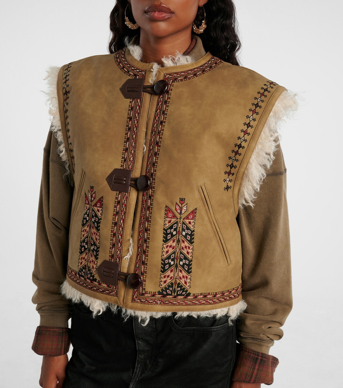 Marant Etoile Clemencia embroidered vest