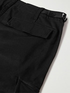 John Elliott - Tactical Slim-Fit Cotton-Blend Twill Cargo Trousers - Black